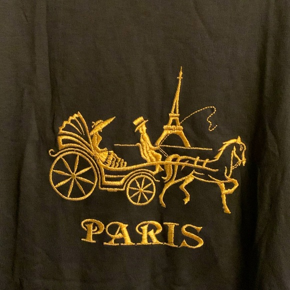 Embroided Paris cotton T-shirt - Picture 2 of 6
